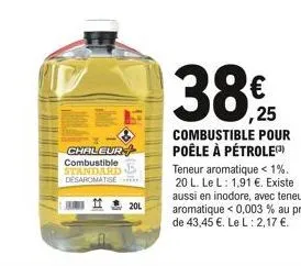 combustible pour poêle 