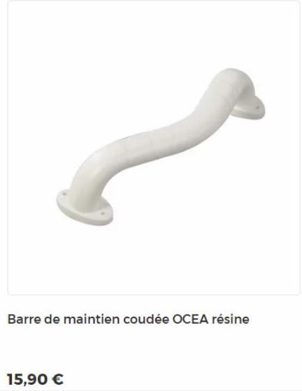 Barre de maintien coudée OCEA résine  15,90 €   offre sur Bastide