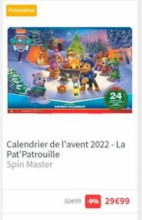 calendrier de l'avent 