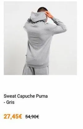 sweat capuche puma