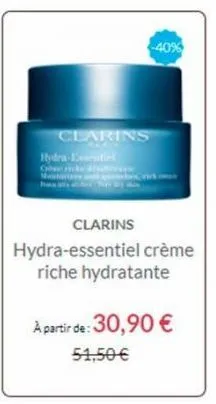 crème hydratante clarins