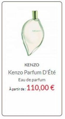 KENZO Kenzo Parfum D'Été  Eau de parfum  A partir de: 110,00 € 