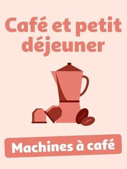 café et petit déjeuner machines à café