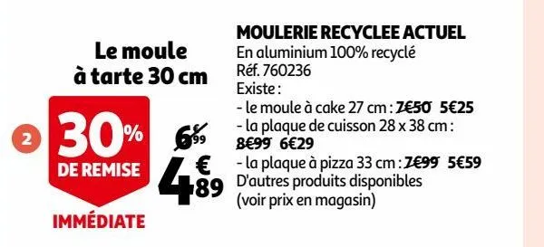 moulerie recyclee actuel