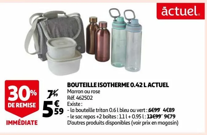 bouteille isotherme 0.42 l actuel