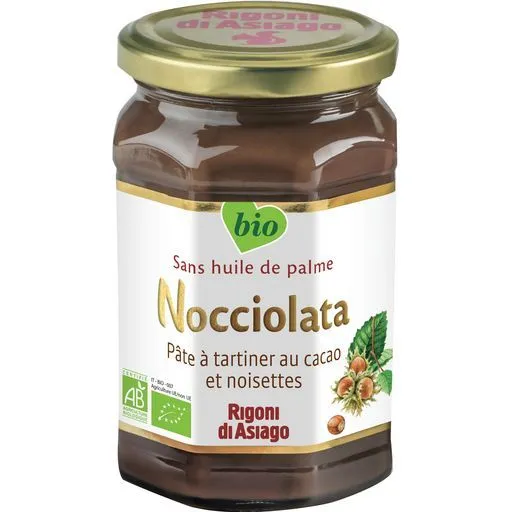 pâte à tartiner cacao noisettes bio nocciolata