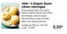 183404 Exquis façon citron meringué  Ciegas dan jagine Fre  de cad  de Sch  M  La 34020  La kg 1550  5,30€ 