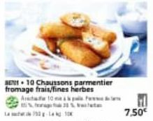 BEN 10 Chaussons parmentier fromage frais/fines herbes Arta 10 mes  7,50€ 