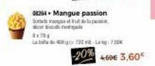 4179  08254 Mangue passion Sobrange of brut lap  -20% 469€ 3,60 