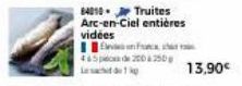 de 200 250  84010 Truites Arc-en-Ciel entières vidées  13,90€ 