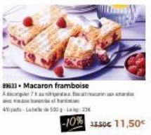 29533 Macaron framboise  tant bet han  4-L500g-L23  -10% 150€ 11,50 