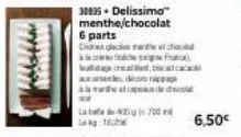 30935-delissimo" menthe/chocolat 6 parts cada rete  allage calc  addicon  de  m  la 40700 k  6,50€ 