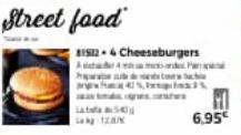 Street food  www.  Lataa 50  sprin  81512-4 Cheeseburgers  Assambands Parape Preh 