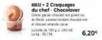 80632-2 craquages  du chef-chocolover die planch  d  late de 183240  325  co  6,20€ 
