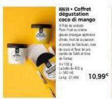 W  80539. Coffret dégustation coco di mango  4  Prat  ut de  atas da  draud  da  var de  al loka  4x100 Labo de 40 580  27.410,99€ 