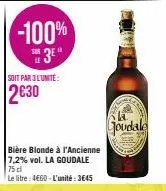 bière blonde la goudale