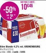 bière blonde Kronenbourg