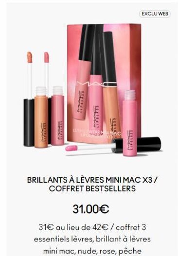 Brillant à lèvres  offre sur MAC Cosmetics