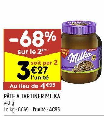 pâte à tartiner Milka