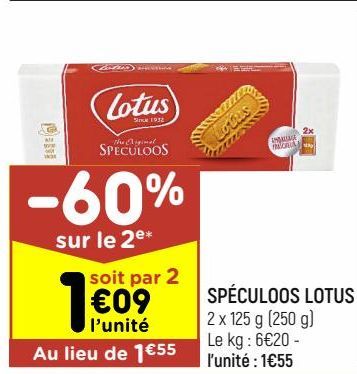 spéculoos Lotus