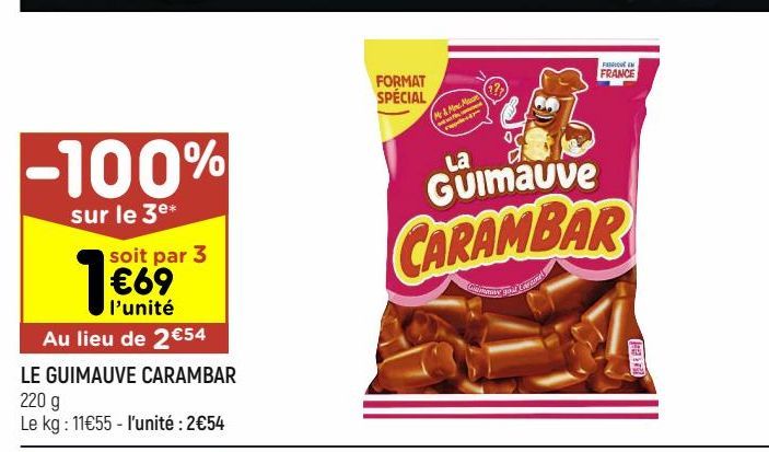 le guimauve Carambar