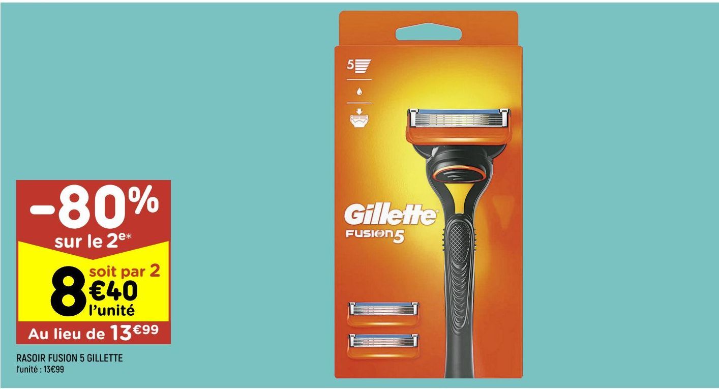 rasoir fusion 5 Gillette