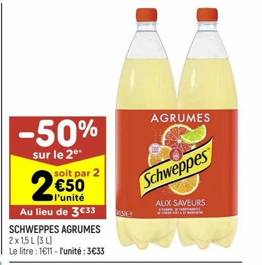 schweppes agrumes