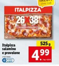 56171940  Predut  Italpizza  salamino e provolone  SALKMNPROVOLENE  ITALPIZZA  26 38  525 g 99 4IN-A30 