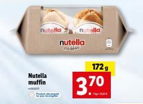 Nutella muffin  Prodat d  nutella  nutella muffin  nutella  3.7⁰  ● 1kg-2131 €  172 g 