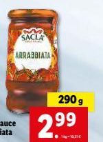 SACLA  ARRABBIATA  290 g  29⁹. 