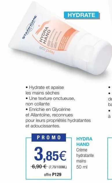 crème hydratante 