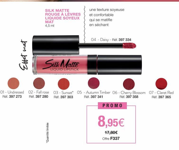 rouge à lèvres Promo