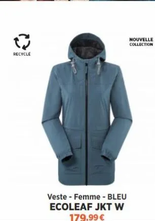 recycle  veste - femme - bleu ecoleaf jkt w  179,99 €  nouvelle collection  