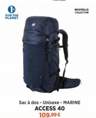 FOR THE PLANET  NOUVELLE  COLLECTION  Sac à dos - Unisexe - MARINE  ACCESS 40 109,99 € 
