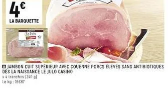 jambon cuit 