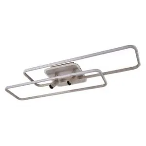 Lucande Tival plafonnier LED, allongé, nickel offre à 104,9€ sur Luminaire