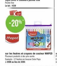 Maped  -20%  tepad COUFFERS  LONG LAPK 