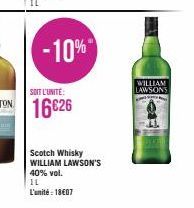 whisky William Lawson's