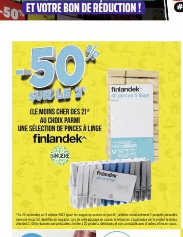 pinces à linge Finlandek