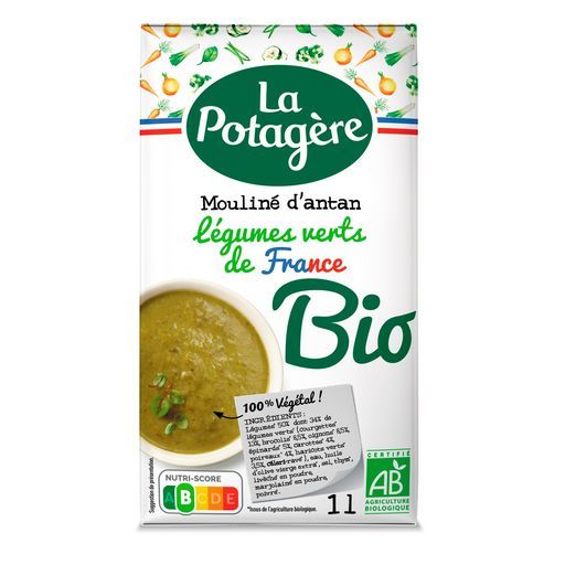 MOULINÉ D'ANTAN AUX LÉGUMES VERTS BIO LA POTAGÈRE