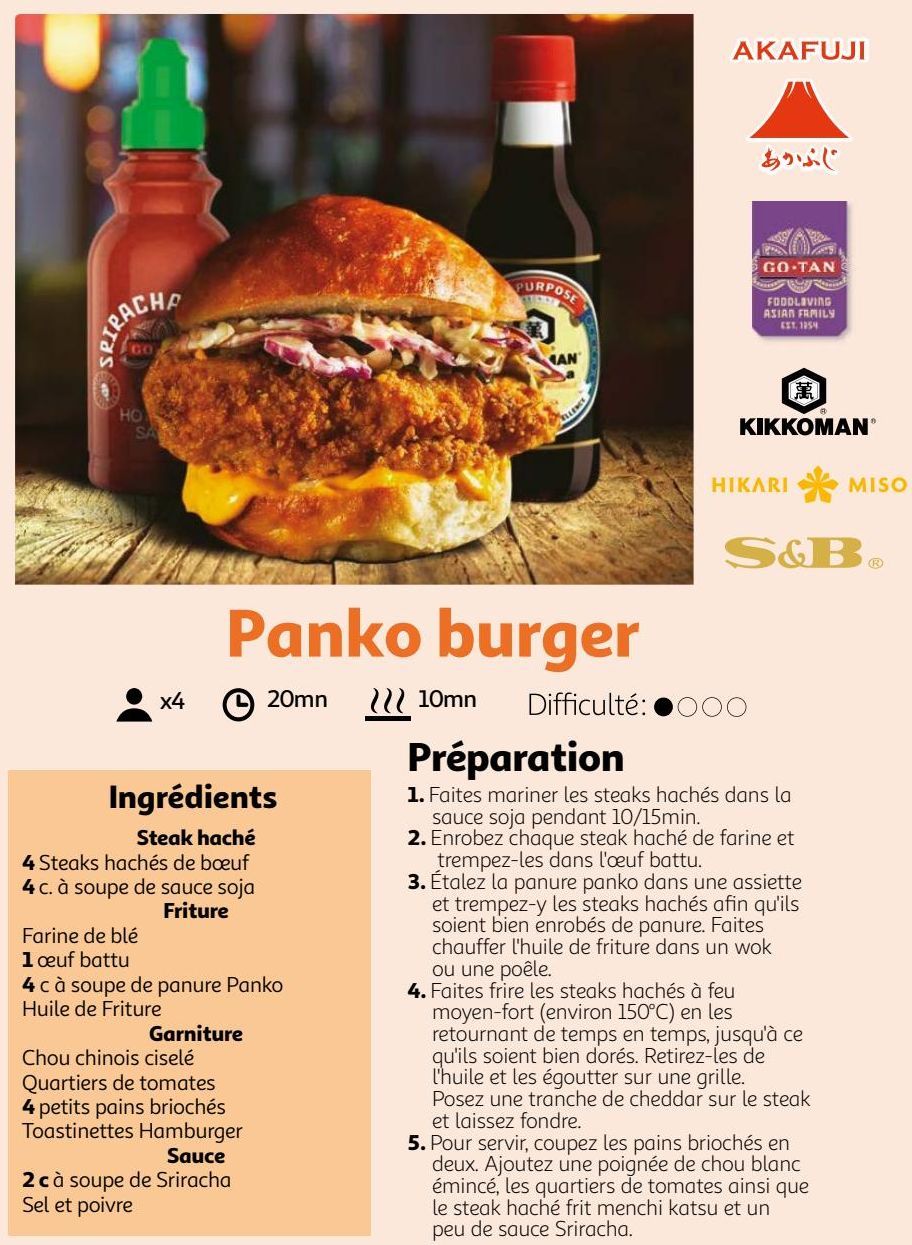 Panko burger