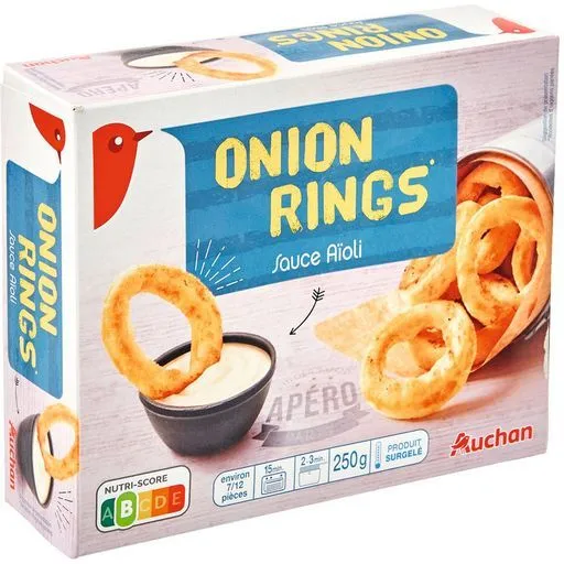 onion rings surgelés auchan