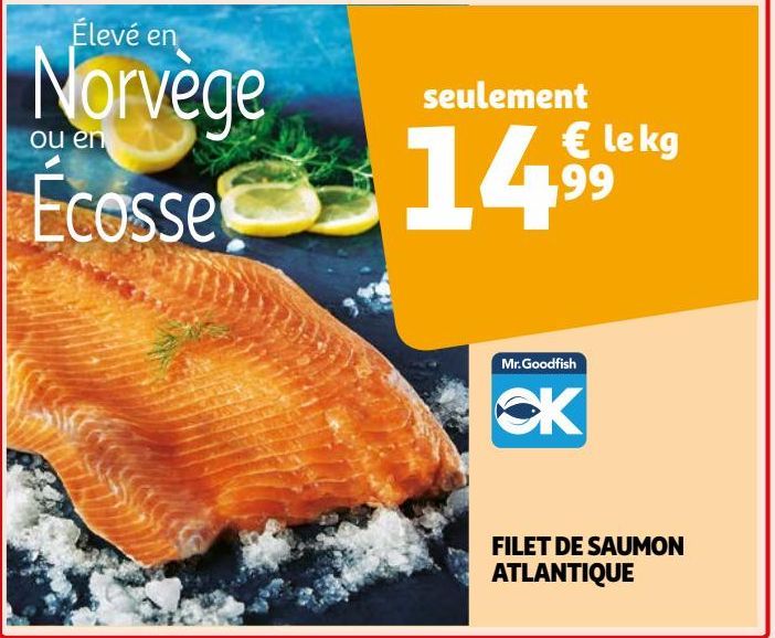 FILET DE SAUMON ATLANTIQUE