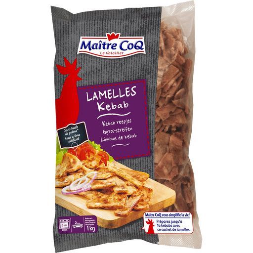 LAMELLES KEBAB SURGELÉES MAÎTRE COQ