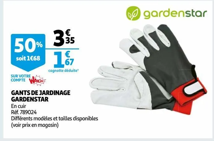 gants de jardinage gardenstar