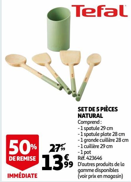 SET DE 5 PIÈCES NATURAL