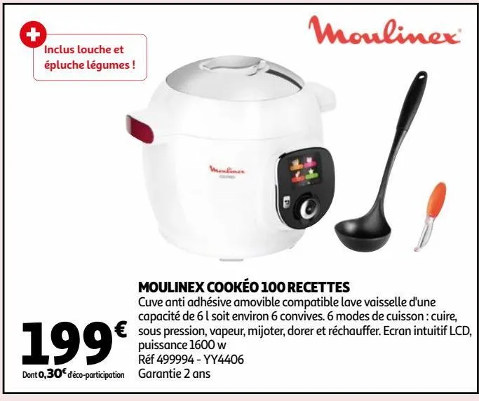 moulinex cookéo 100 recettes