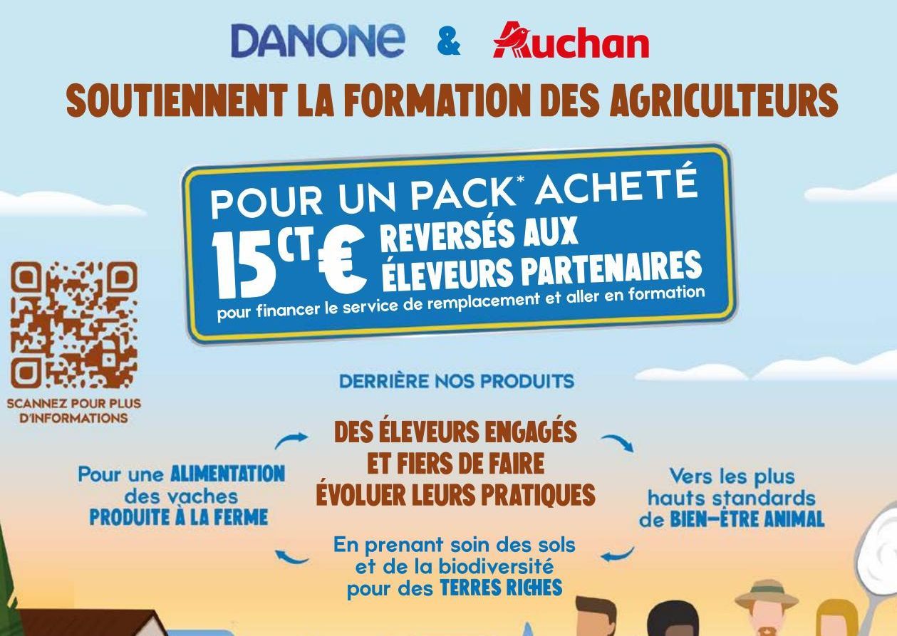 POUR UN PACK ACHETE 15€ CT REVERSÉS AUX ÉLEVEURS PARTENAIRES 