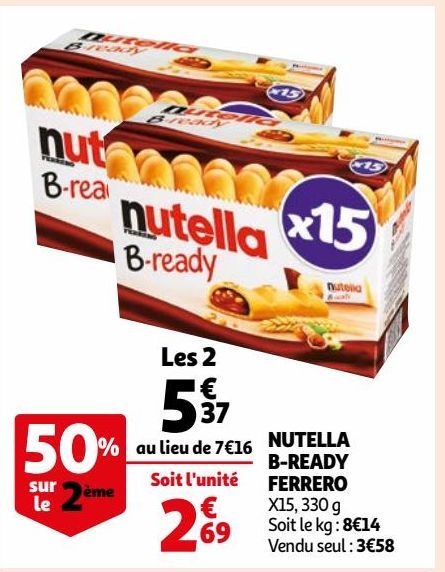 NUTELLA B-READY FERRERO