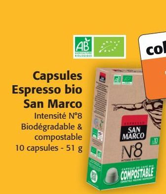 Capsules Espresso Bio San Macro